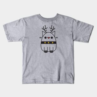 Paws the Cat - Rudolph Kids T-Shirt